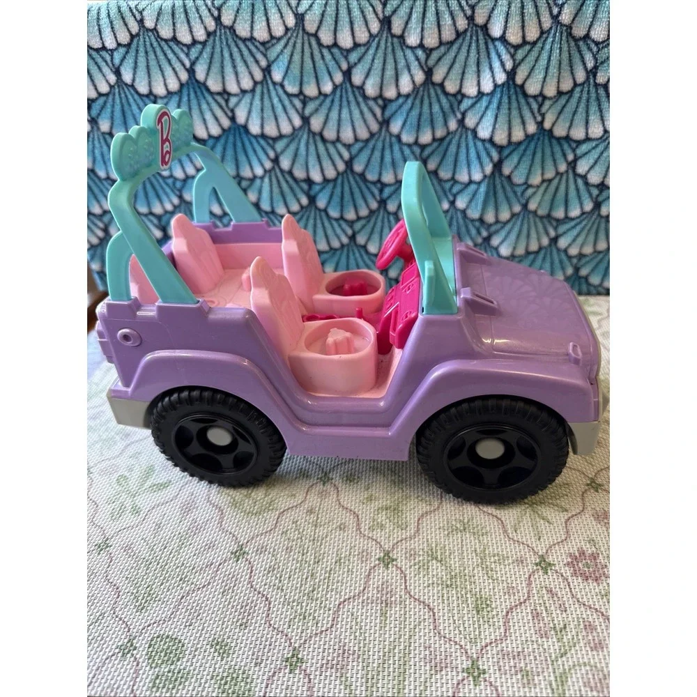 Fisher Price‎ Little People Barbie Beach Cruiser Sounds Music Car Jeep Vehicle